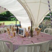 Capri Marquees Internal linked side by side