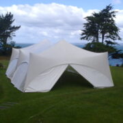 Polhawn Fort Capri Marquee Installation