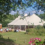 Image of Our Beautiful Celetse Pole 12x24m at Sconner Down Wedding Venue