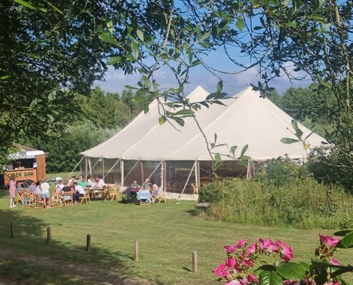 Image of Our Beautiful Celetse Pole 12x24m at Sconner Down Wedding Venue